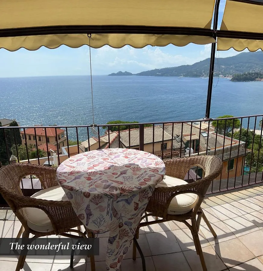 Nautilus Vista Mare Mozzafiato A 180 Gradi- Posto Auto Privato - 2 Camere Matrimoniali Piu 1 Divano Letto Singolo-Sky,Netflix-Wifi 200Mg Rapallo